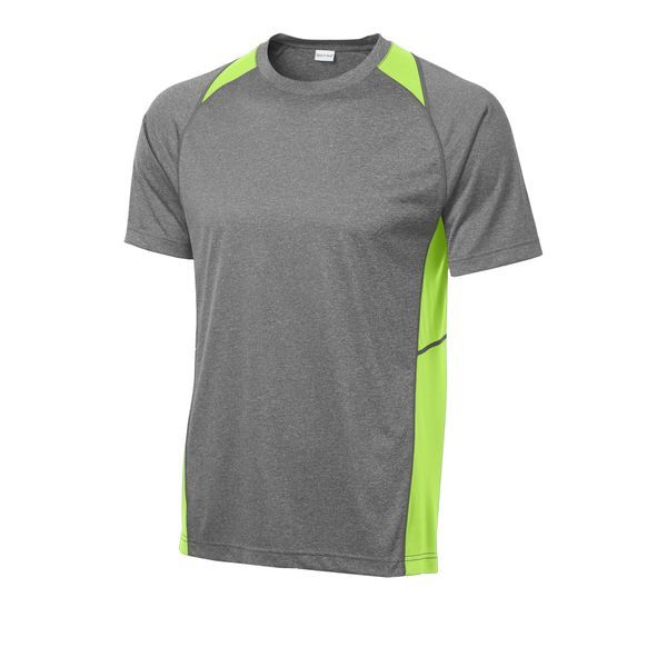 Sport-Tek® Heather Colorblock Contender™ Performance Tee