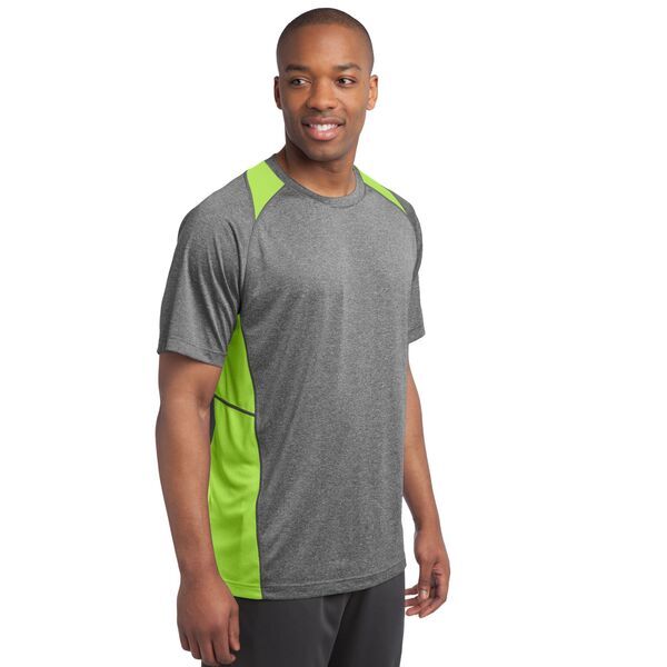 Sport-Tek® Heather Colorblock Contender™ Performance Tee