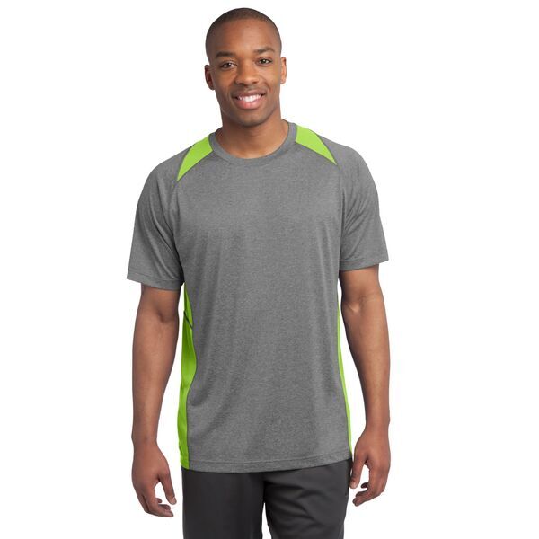 Sport-Tek® Heather Colorblock Contender™ Performance Tee