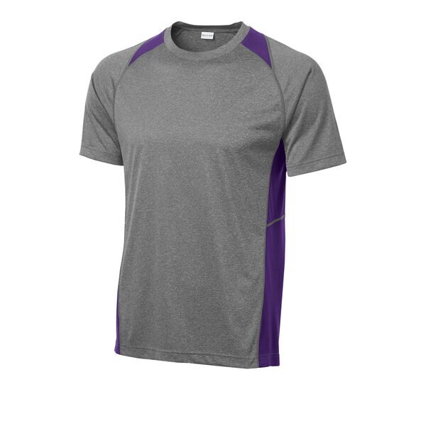 Sport-Tek® Heather Colorblock Contender™ Performance Tee