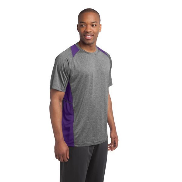 Sport-Tek® Heather Colorblock Contender™ Performance Tee