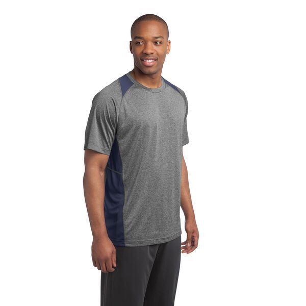 Sport-Tek® Heather Colorblock Contender™ Performance Tee
