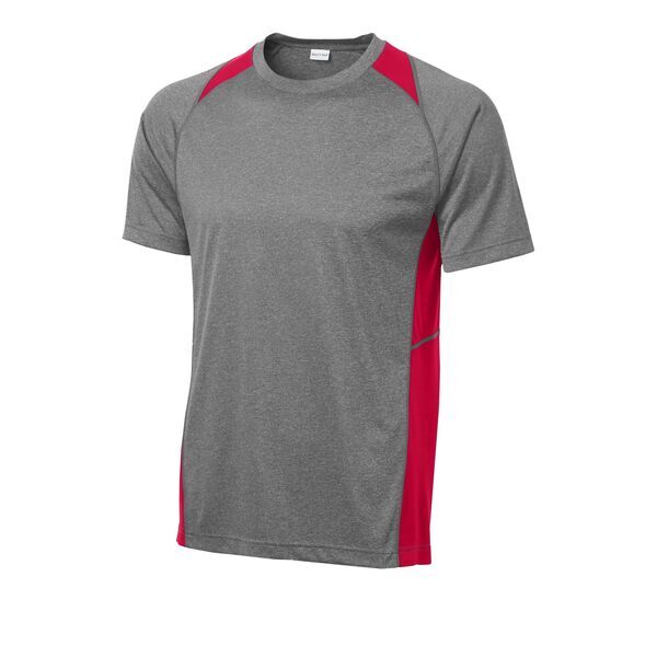 Sport-Tek® Heather Colorblock Contender™ Performance Tee