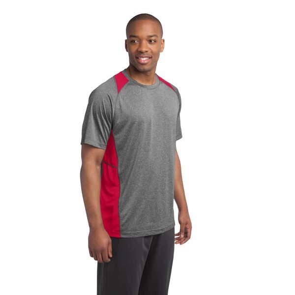 Sport-Tek® Heather Colorblock Contender™ Performance Tee