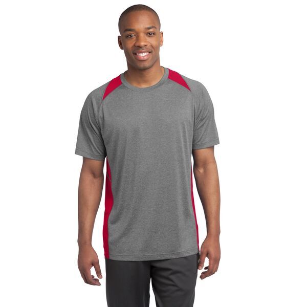 Sport-Tek® Heather Colorblock Contender™ Performance Tee