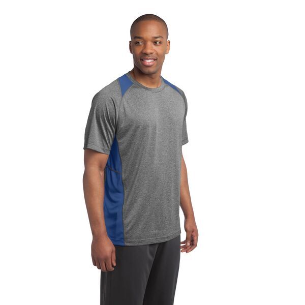 Sport-Tek® Heather Colorblock Contender™ Performance Tee