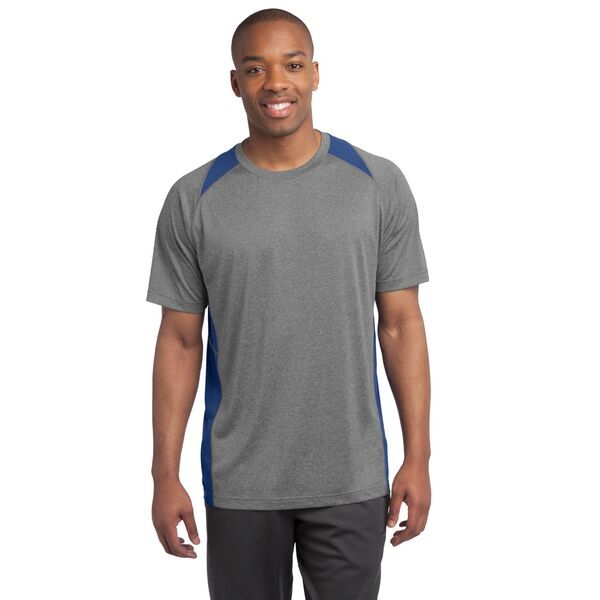 Sport-Tek® Heather Colorblock Contender™ Performance Tee