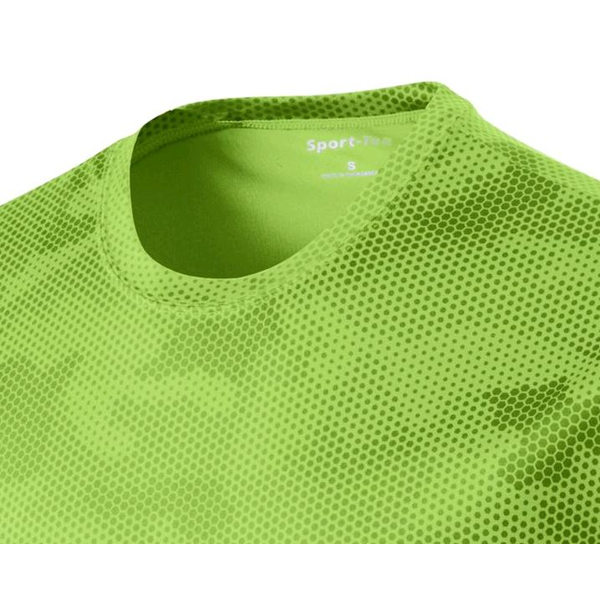 Sport-Tek® CamoHex Men's Interlock Performance Tee