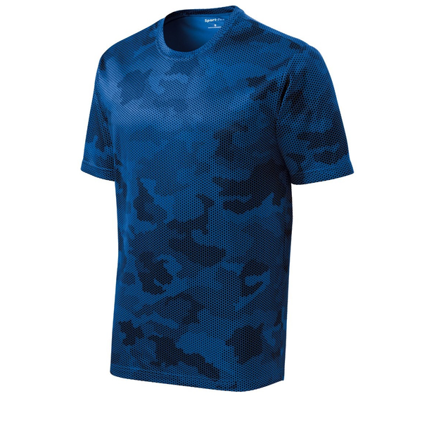 Sport-Tek® CamoHex Men's Interlock Performance Tee