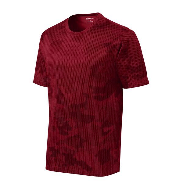 Sport-Tek® CamoHex Men's Interlock Performance Tee