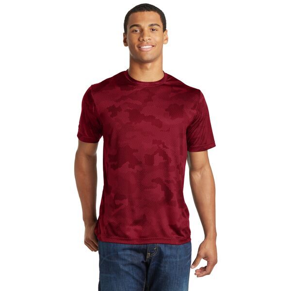 Sport-Tek® CamoHex Men's Interlock Performance Tee