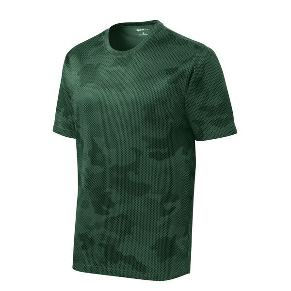 Sport-Tek® CamoHex Men's Interlock Performance Tee