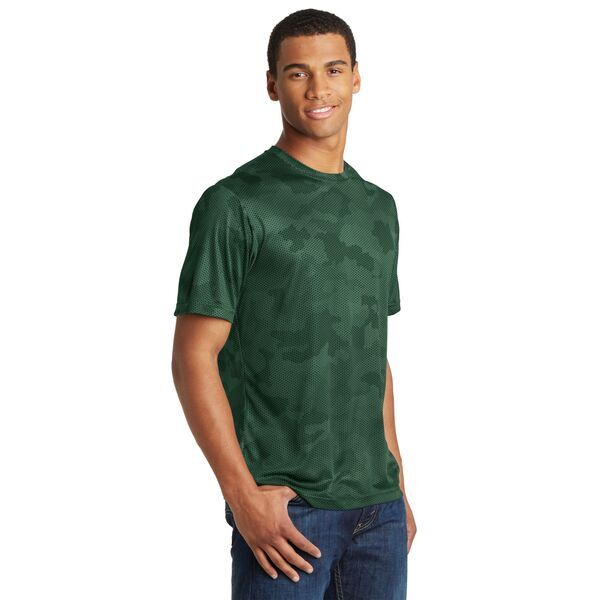 Sport-Tek® CamoHex Men's Interlock Performance Tee