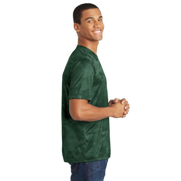 Sport-Tek® CamoHex Men's Interlock Performance Tee