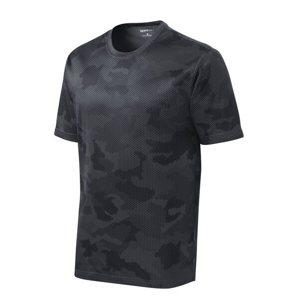 Sport-Tek® CamoHex Men's Interlock Performance Tee