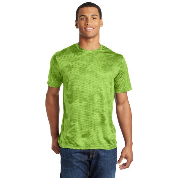 Sport-Tek® CamoHex Men's Interlock Performance Tee