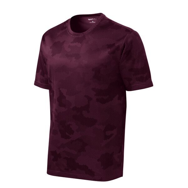 Sport-Tek® CamoHex Men's Interlock Performance Tee