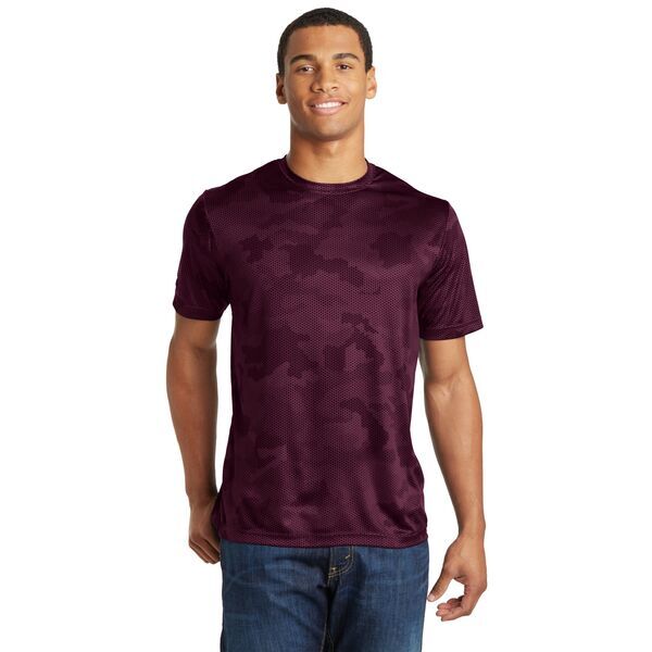 Sport-Tek® CamoHex Men's Interlock Performance Tee