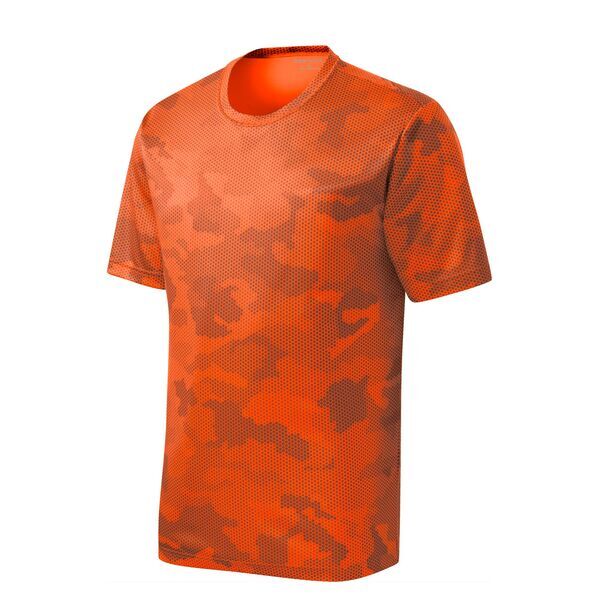 Sport-Tek® CamoHex Men's Interlock Performance Tee