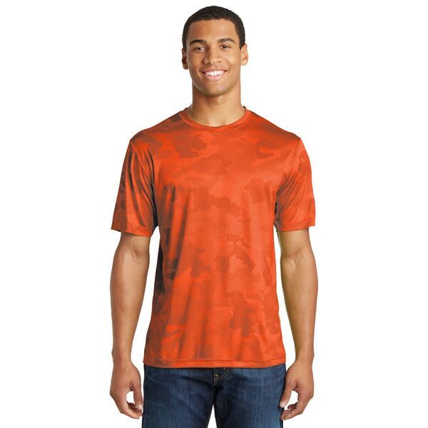 Sport-Tek® CamoHex Men's Interlock Performance Tee