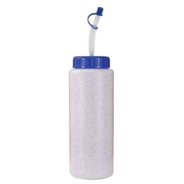 Sports Bottle w/ Flex Straw, 32oz. w/ Full Color Imprint