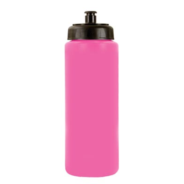 Sports Bottle w/Push Pull Cap, 32oz. w/ Full Color Imprint