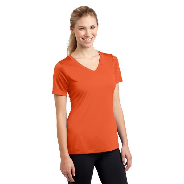 Sport-Tek® PosiCharge™ Competitor™ Ladies' Interlock Performance V-Neck Tee