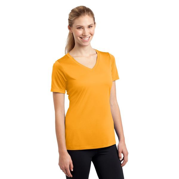 Sport-Tek® PosiCharge™ Competitor™ Ladies' Interlock Performance V-Neck Tee