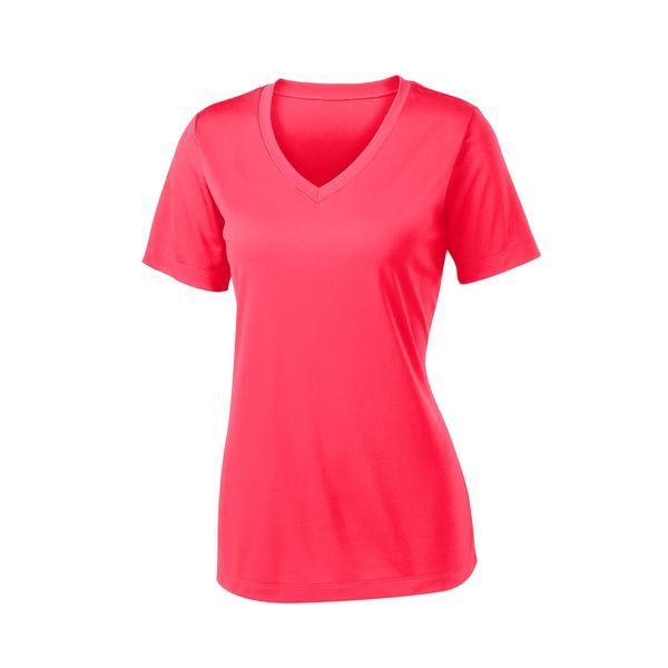 Sport-Tek® PosiCharge™ Competitor™ Ladies' Interlock Performance V-Neck Tee