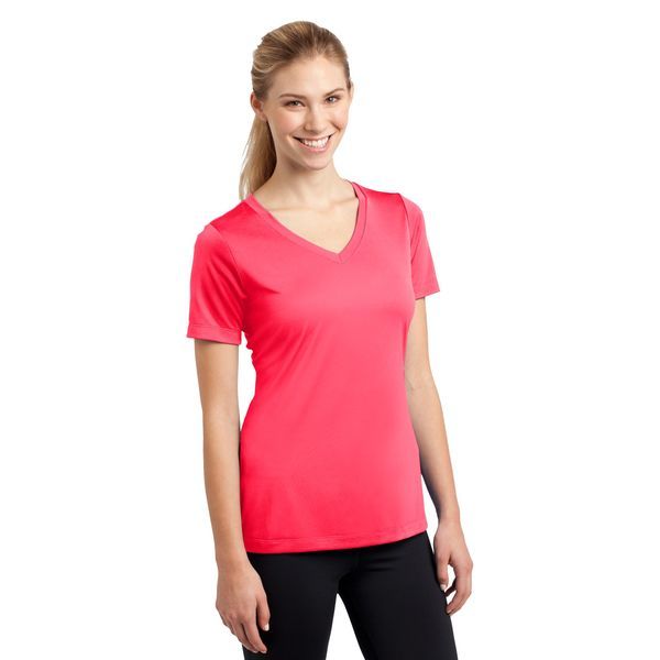 Sport-Tek® PosiCharge™ Competitor™ Ladies' Interlock Performance V-Neck Tee