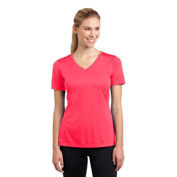 Sport-Tek® PosiCharge™ Competitor™ Ladies' Interlock Performance V-Neck Tee