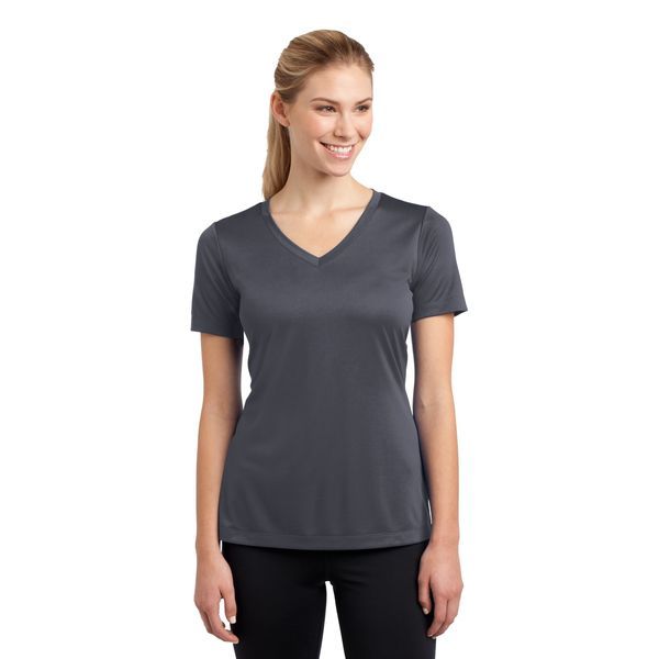 Sport-Tek® PosiCharge™ Competitor™ Ladies' Interlock Performance V-Neck Tee