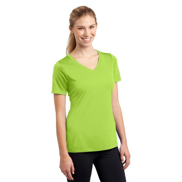 Sport-Tek® PosiCharge™ Competitor™ Ladies' Interlock Performance V-Neck Tee