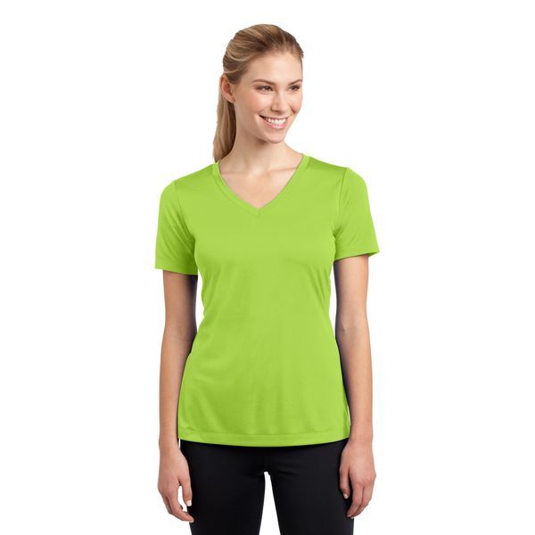 Sport-Tek® PosiCharge™ Competitor™ Ladies' Interlock Performance V-Neck Tee