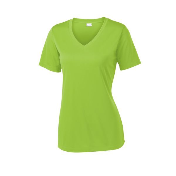 Sport-Tek® PosiCharge™ Competitor™ Ladies' Interlock Performance V-Neck Tee