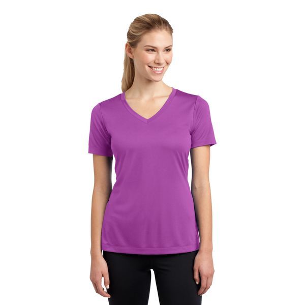 Sport-Tek® PosiCharge™ Competitor™ Ladies' Interlock Performance V-Neck Tee