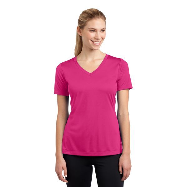 Sport-Tek® PosiCharge™ Competitor™ Ladies' Interlock Performance V-Neck Tee