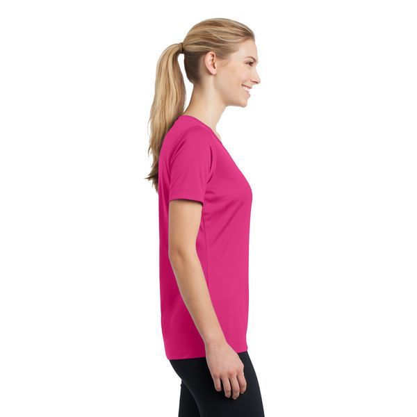 Sport-Tek® PosiCharge™ Competitor™ Ladies' Interlock Performance V-Neck Tee