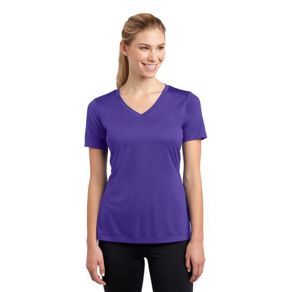 Sport-Tek® PosiCharge™ Competitor™ Ladies' Interlock Performance V-Neck Tee