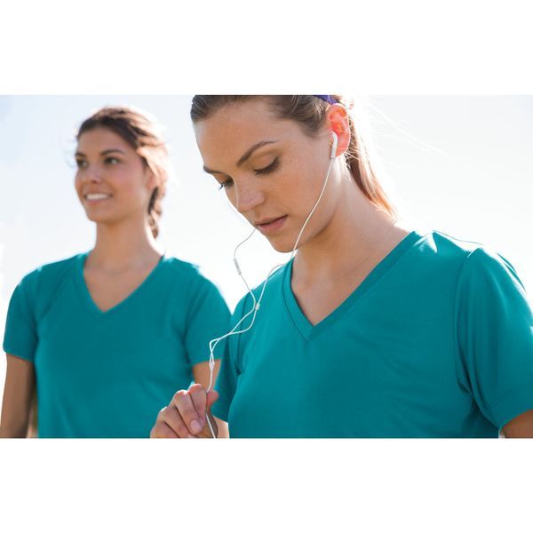 Sport-Tek® PosiCharge™ Competitor™ Ladies' Interlock Performance V-Neck Tee