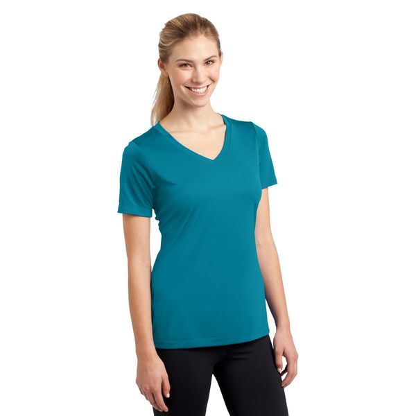 Sport-Tek® PosiCharge™ Competitor™ Ladies' Interlock Performance V-Neck Tee