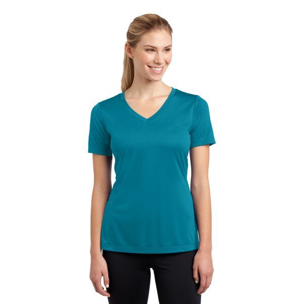 Sport-Tek® PosiCharge™ Competitor™ Ladies' Interlock Performance V-Neck Tee