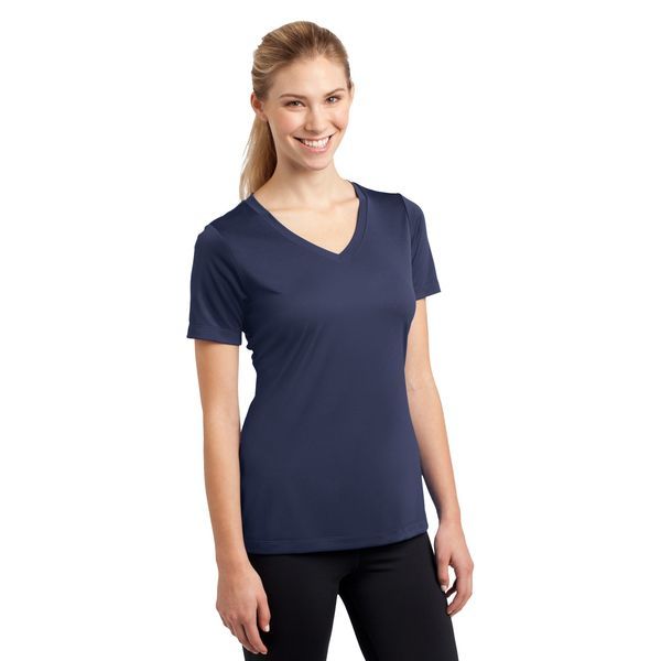 Sport-Tek® PosiCharge™ Competitor™ Ladies' Interlock Performance V-Neck Tee