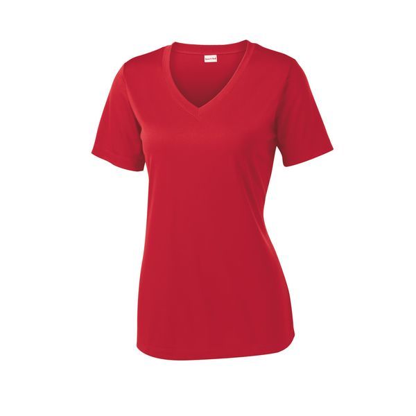 Sport-Tek® PosiCharge™ Competitor™ Ladies' Interlock Performance V-Neck Tee
