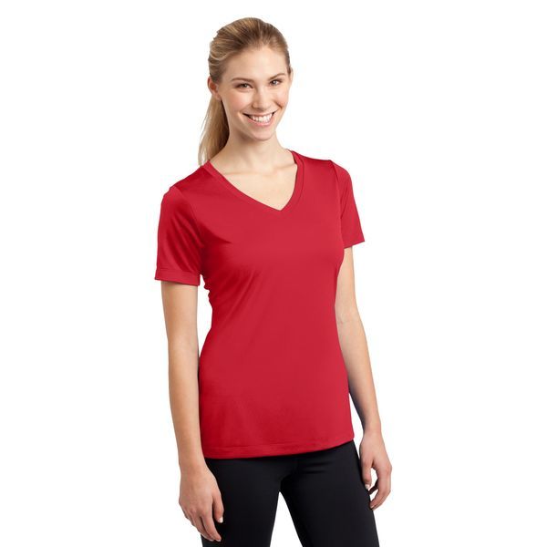 Sport-Tek® PosiCharge™ Competitor™ Ladies' Interlock Performance V-Neck Tee