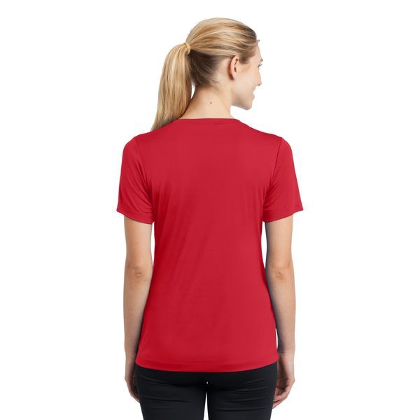 Sport-Tek® PosiCharge™ Competitor™ Ladies' Interlock Performance V-Neck Tee
