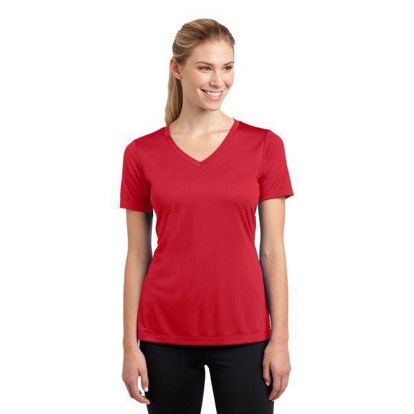 Sport-Tek® PosiCharge™ Competitor™ Ladies' Interlock Performance V-Neck Tee