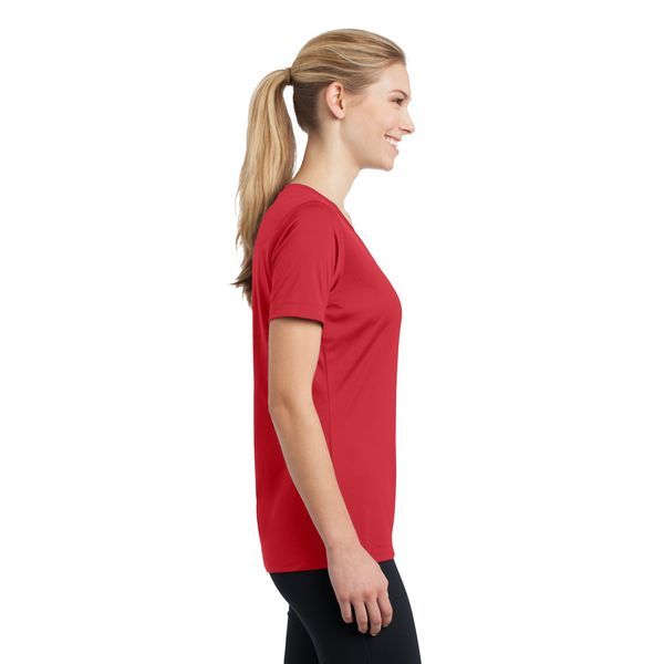 Sport-Tek® PosiCharge™ Competitor™ Ladies' Interlock Performance V-Neck Tee