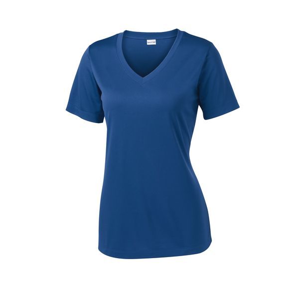 Sport-Tek® PosiCharge™ Competitor™ Ladies' Interlock Performance V-Neck Tee