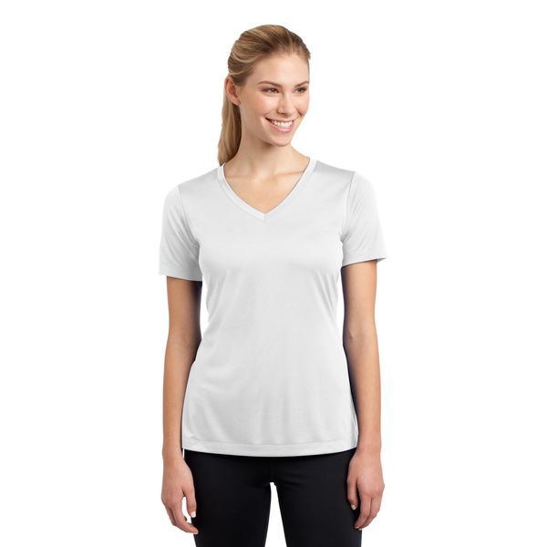 Sport-Tek® PosiCharge™ Competitor™ Ladies' Interlock Performance V-Neck Tee